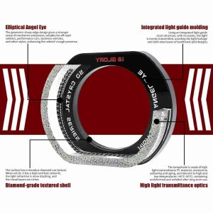 5d angel eye halo ring – universal led drl daytime running light 5d angel eye halo ring – universal led drl daytime running light