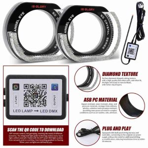 5d angel eye halo ring – universal led drl daytime running light 5d angel eye halo ring – universal led drl daytime running light
