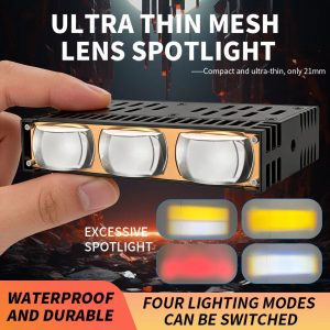 1-2-3-lens-led-laser-front-grille-spotlight-for-car-truck-02 1/2/3-Lens LED Laser Front Grille Spotlight for Car Truck