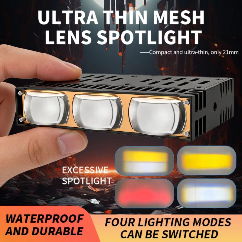1-2-3-lens-led-laser-front-grille-spotlight-for-car-truck-02 1/2/3-Lens LED Laser Front Grille Spotlight for Car Truck