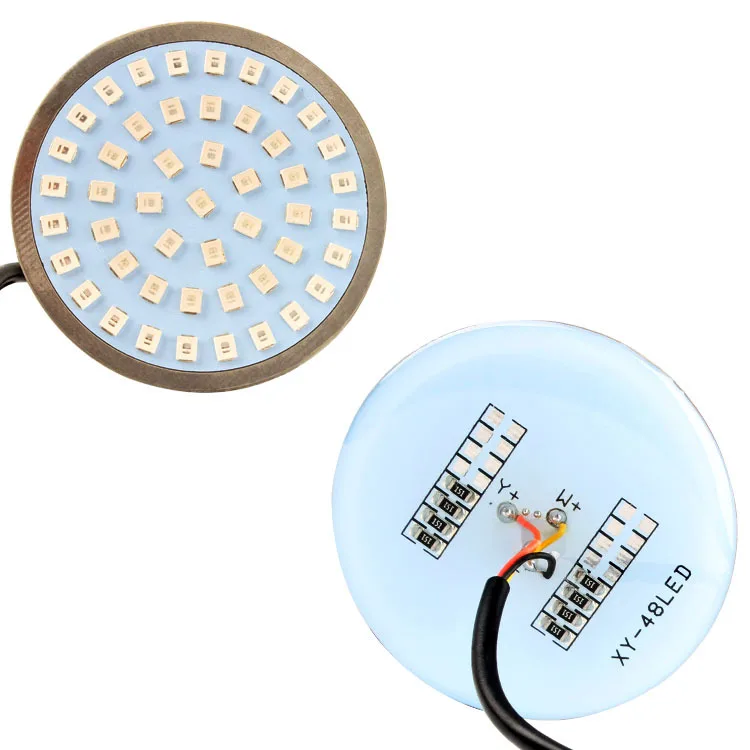 1157-48smd-motorcycle-led-turn-signal-bulbs-white-yellow-06 1157 48SMD Motorcycle LED Turn Signal Bulbs White / Yellow