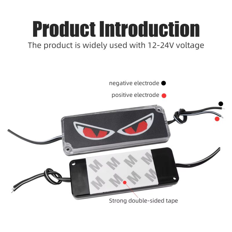 12v-24v-led-strobe-warning-tail-light-for-motorcycle-license-plate-02 12V-24V LED Strobe Warning Tail Light for Motorcycle License Plate