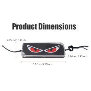 12v-24v-led-strobe-warning-tail-light-for-motorcycle-license-plate-03 12V-24V LED Strobe Warning Tail Light for Motorcycle License Plate