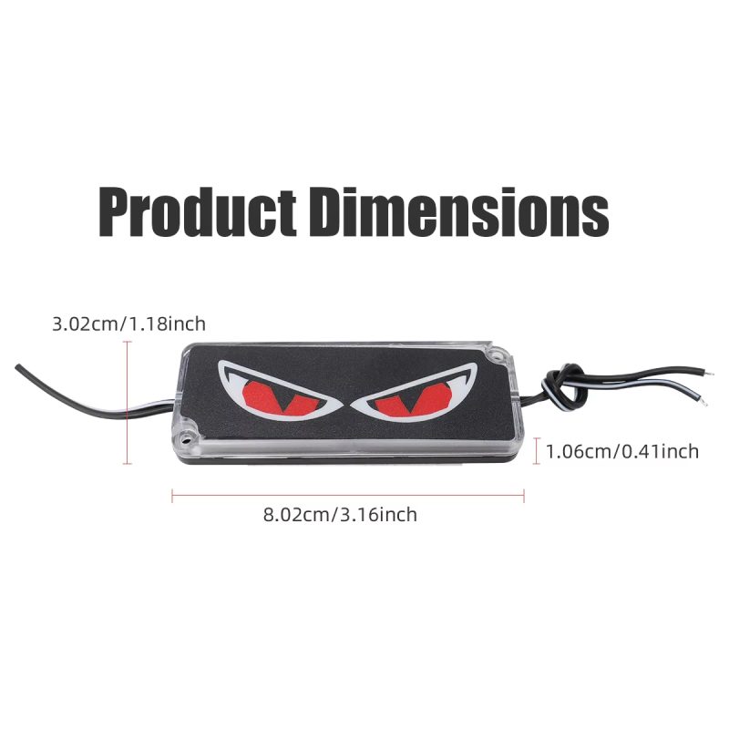 12v-24v-led-strobe-warning-tail-light-for-motorcycle-license-plate-03 12V-24V LED Strobe Warning Tail Light for Motorcycle License Plate