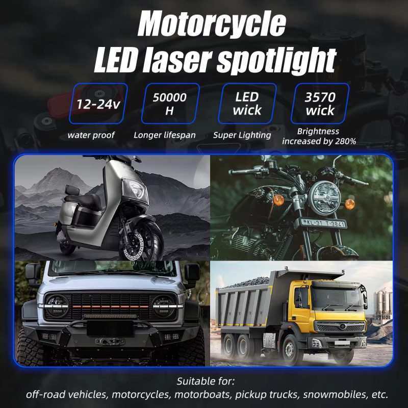 12v-24v-motorcycle-led-lens-spotlight-with-dual-color-high-low-beam-05 12V-24V Motorcycle LED Lens Spotlight with Dual Color High Low Beam