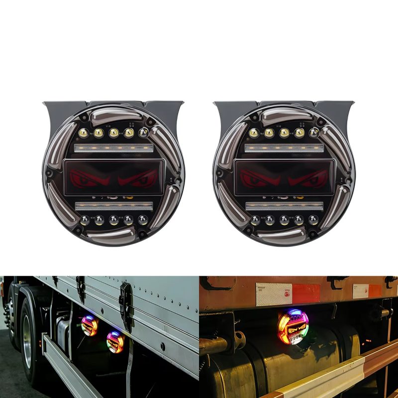 12v-24v-rgb-devil-eyes-led-side-marker-warning-lights-01 12V-24V RGB Devil Eyes LED Side Marker Warning Lights