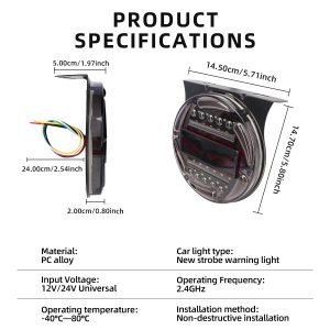 12v-24v-rgb-devil-eyes-led-side-marker-warning-lights-02 12V-24V RGB Devil Eyes LED Side Marker Warning Lights