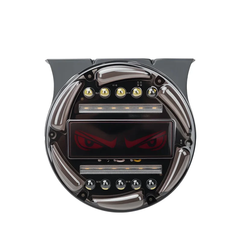 12v-24v-rgb-devil-eyes-led-side-marker-warning-lights-06 12V-24V RGB Devil Eyes LED Side Marker Warning Lights