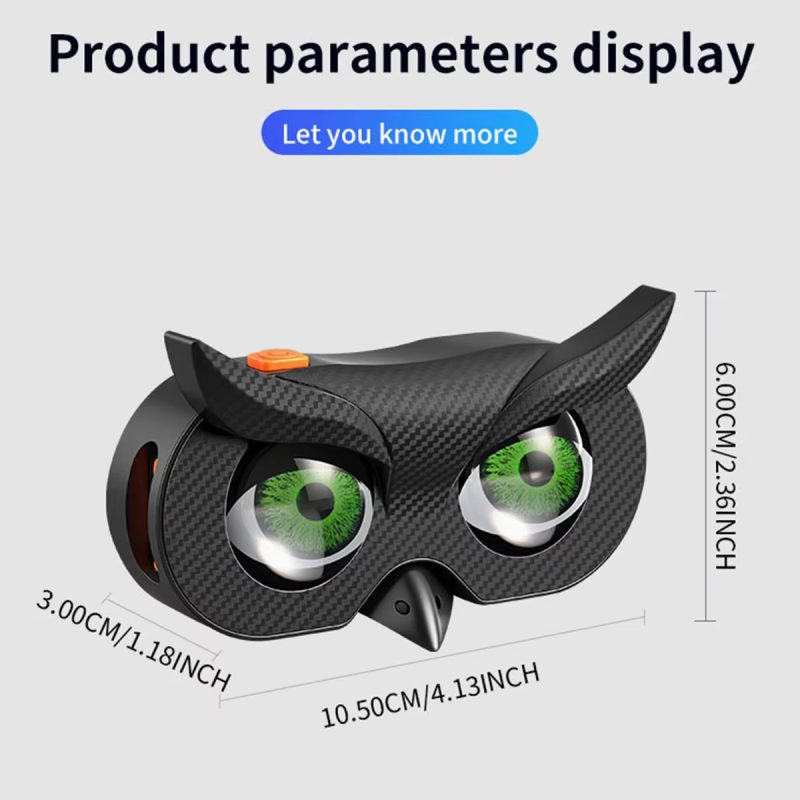 2-lens-owl-shape-motorcycle-devil-eyes-led-rear-tail-light-app-control-03 2-Lens Owl Shape Motorcycle Devil Eyes LED Rear Tail Light App Control