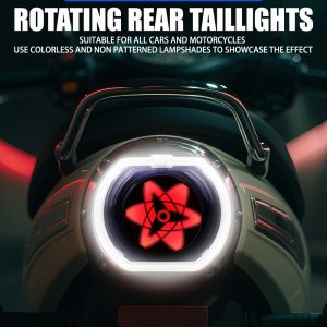 3 inch motorcycle RGB angel eye rotating tail light 1 3 inch motorcycle RGB angel eye rotating tail light 1
