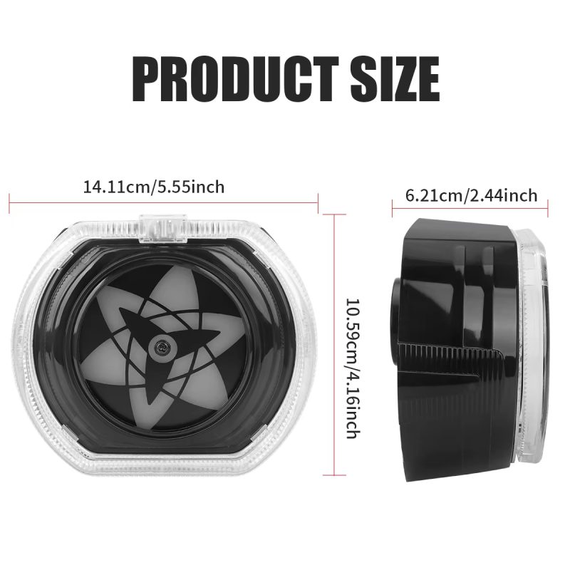 3 inch motorcycle RGB angel eye rotating tail light 4 3 inch motorcycle RGB angel eye rotating tail light 4