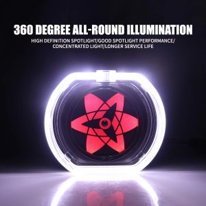 3 inch motorcycle RGB angel eye rotating tail light 5 3 inch motorcycle RGB angel eye rotating tail light 5