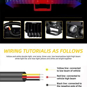 4-5-6-lens-led-spotlight-white-yellow-high-low-beam-work-light-06 4/5/6-Lens LED Spotlight White Yellow High-Low Beam Work Light