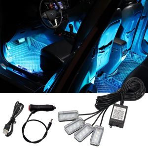 4-in-1-rgb-car-footwell-atmosphere-light-strip-with-app-control-01-1 4-in-1 RGB Car Footwell Atmosphere Light Strip with App Control