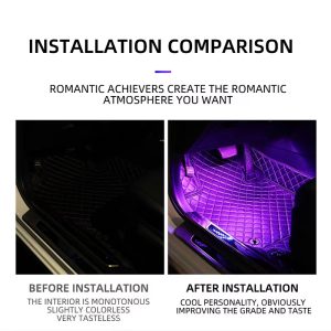 4-in-1-rgb-car-footwell-atmosphere-light-strip-with-app-control-03 4-in-1 RGB Car Footwell Atmosphere Light Strip with App Control