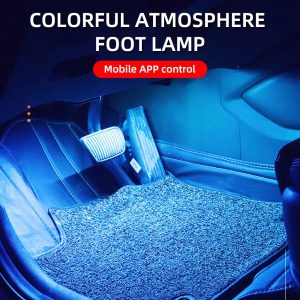 4-in-1-rgb-car-footwell-atmosphere-light-strip-with-app-control-06 4-in-1 RGB Car Footwell Atmosphere Light Strip with App Control