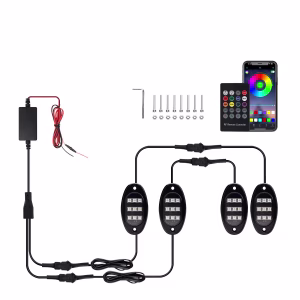 4-in-1-rgb-led-rock-lights-for-off-road-atv-utv-suv-05 4-in-1 RGB LED Rock Lights for Off-Road ATV UTV SUV