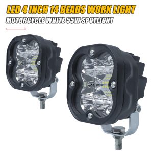 4 Inch 13-Bead Square LED Work Light Options