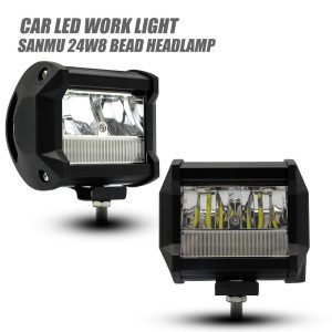 4 Inch Rectangular LED DRL Work Light