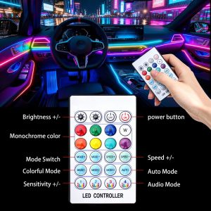 43-31-inch-rgb-64-color-streamer-car-interior-ambient-light-strip-02 43.31 Inch RGB 64-Color Streamer Car Interior Ambient Light Strip