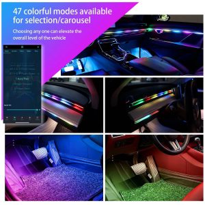 43-31-inch-rgb-64-color-streamer-car-interior-ambient-light-strip-04 43.31 Inch RGB 64-Color Streamer Car Interior Ambient Light Strip