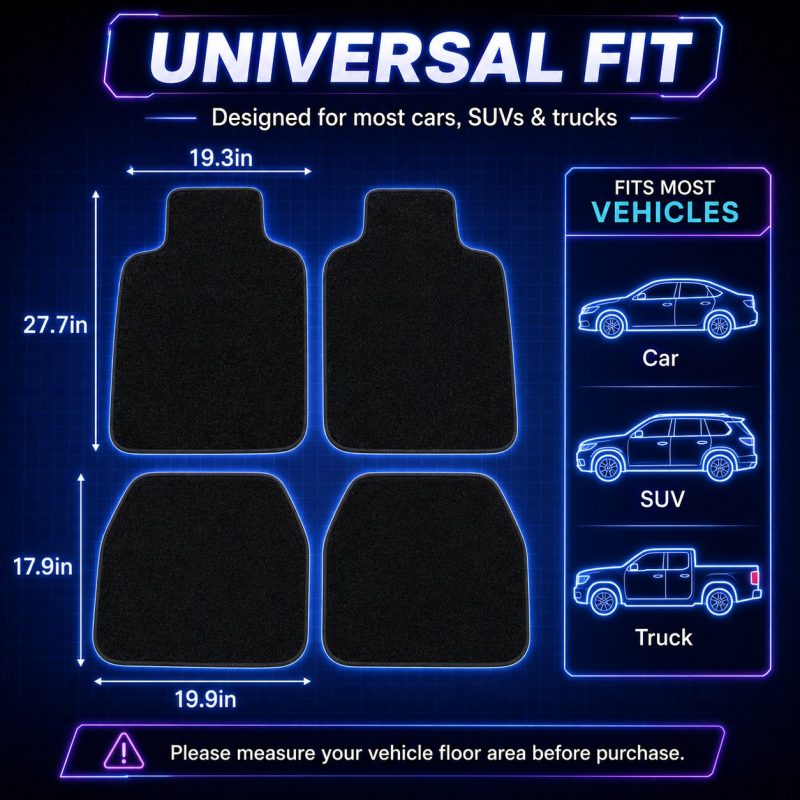 4Pcs Rgbw Starlight Car Mats Universal Fit Dimensions 4Pcs Rgbw Starlight Car Mats Universal Fit Dimensions automotive LED lighting reference
