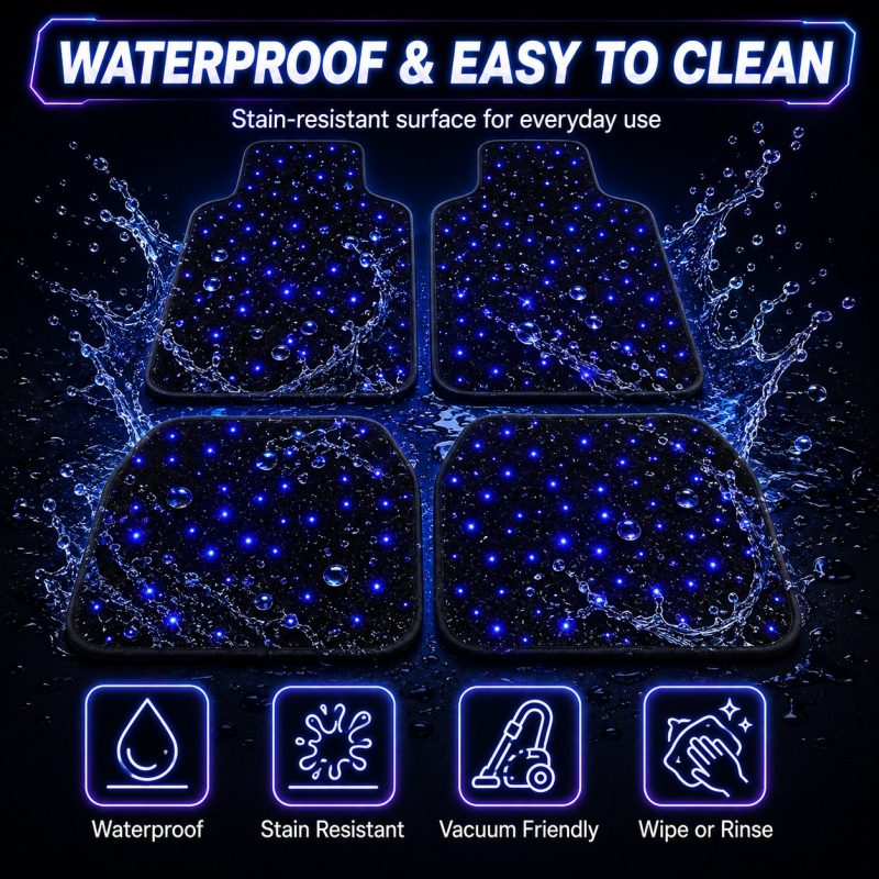 4Pcs Rgbw Starlight Car Mats Waterproof Cleaning 4Pcs Rgbw Starlight Car Mats Waterproof Cleaning automotive LED lighting reference