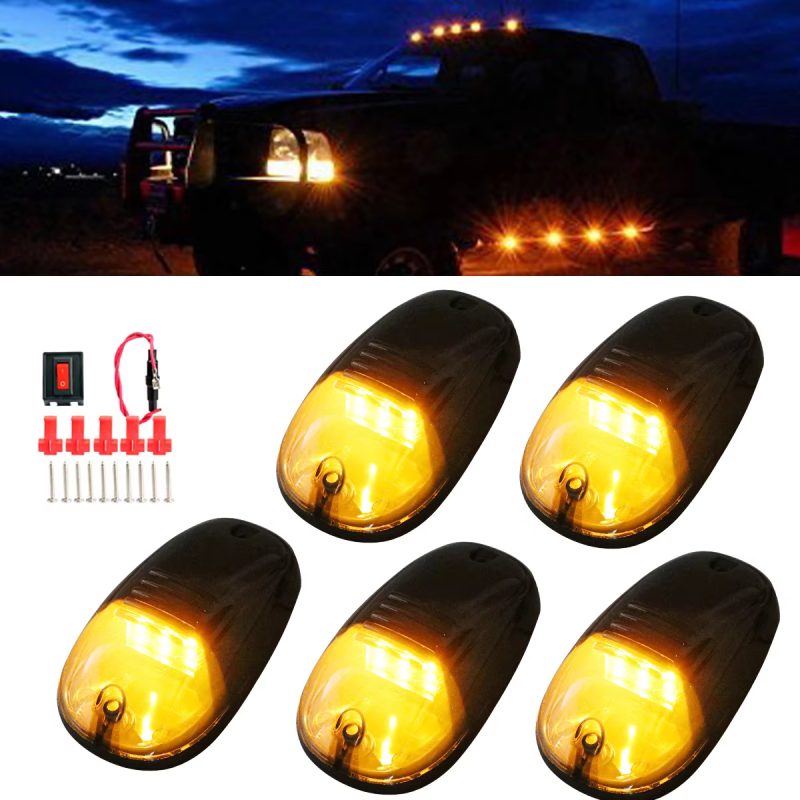 5-in-1-car-roof-strobe-warning-light-with-smoked-lens-01 5-in-1 Car Roof Strobe Warning Light with Smoked Lens