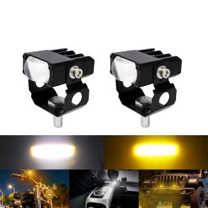 1-Lens Laser Front Grille LED Work Light with White / Yellow Output 1-Lens Laser Front Grille LED Work Light with White / Yellow Output