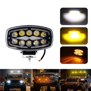 60W Dual Color LED Work Light with DRL Flow Flash Function