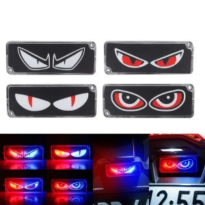 12V-24V LED Strobe Warning Tail Light for Motorcycle License Plate 12V-24V LED Strobe Warning Tail Light for Motorcycle License Plate