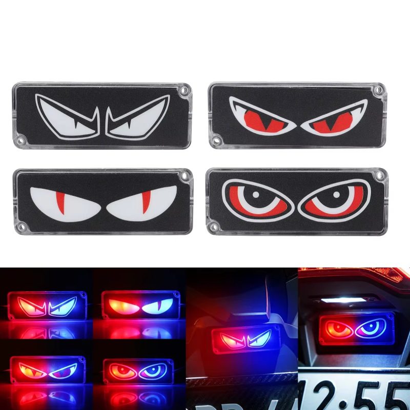 12V-24V LED Strobe Warning Tail Light for Motorcycle License Plate 12V-24V LED Strobe Warning Tail Light for Motorcycle License Plate