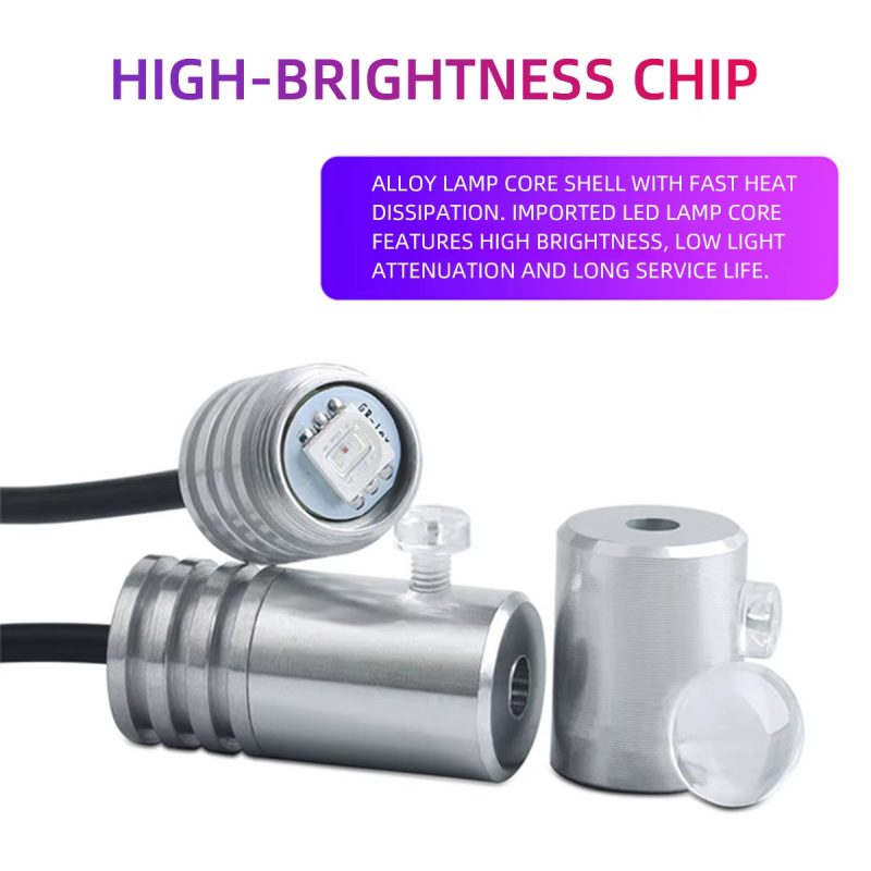 6M RGB Fiber Optic Car Interior Ambient Light Strip