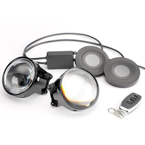 80mm LED lens dynamic angel eye headlight kit