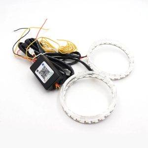 Multi-Color RGB LED Halo Rings with Sequential Turn Signal - Detail 01
