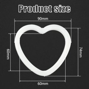 Heart Shape RGB Cotton LED Angel Eye Halo Rings for Car and Motorcycle - Detail 03