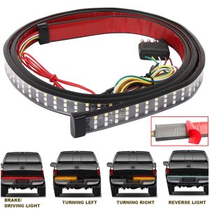Triple Row LED Tailgate Light Strip with Sequential Turn Signal - Main 01