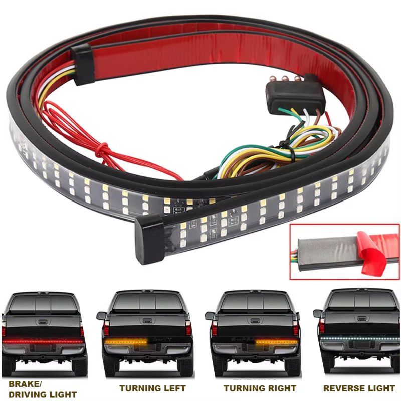 Triple Row LED Tailgate Light Strip with Sequential Turn Signal - Main 01 Triple Row LED Tailgate Light Strip with Sequential Turn Signal - Main 01