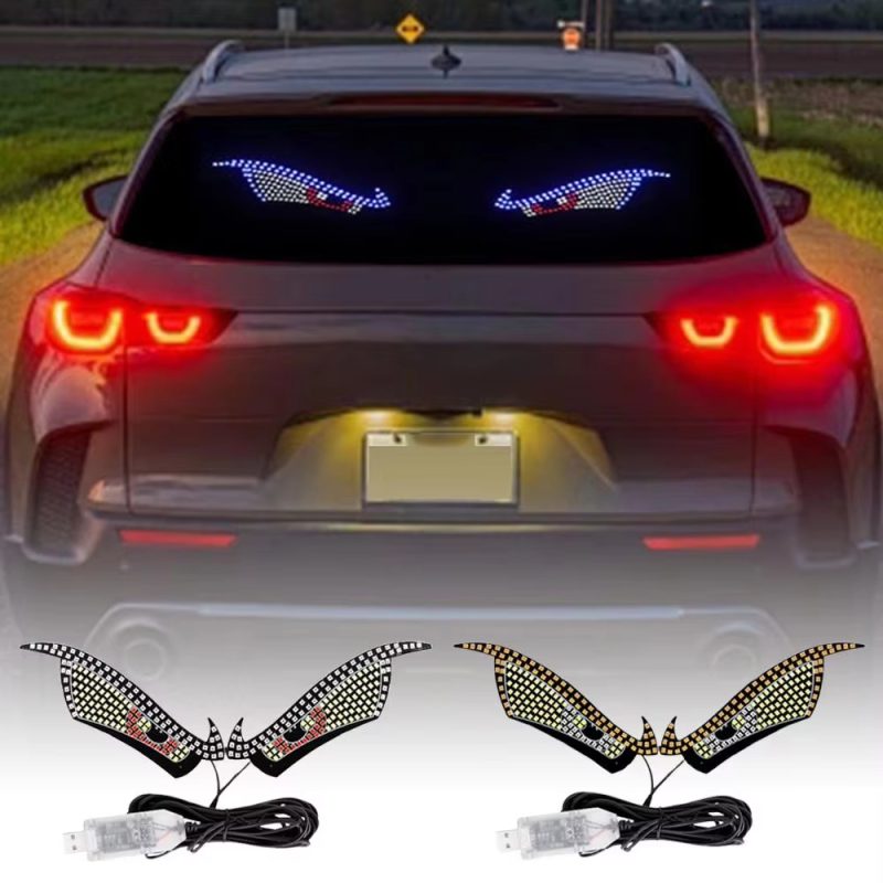 Car LED Devil Eye Dynamic Warning Atmosphere Light - Main 01 Car LED Devil Eye Dynamic Warning Atmosphere Light - Main 01