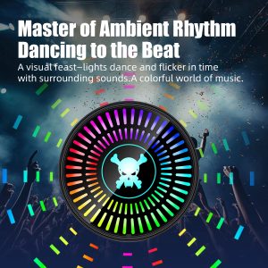 RGB Music Rhythm Car Air Vent Ambient Light with Dynamic Modes - Main 02 RGB Music Rhythm Car Air Vent Ambient Light with Dynamic Modes - Main 02