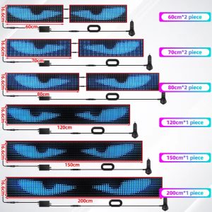 Truck Car Devil Eye LED Pixel Windshield Panel 12V-24V - Main 02 Truck Car Devil Eye LED Pixel Windshield Panel 12V-24V - Main 02