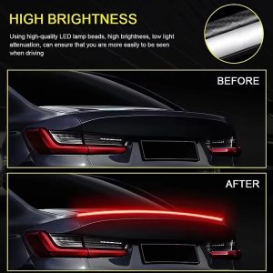 Universal LED Spoiler Rear Lip Kit with Brake DRL Turn Signal - Main 03 Universal LED Spoiler Rear Lip Kit with Brake DRL Turn Signal - Main 03