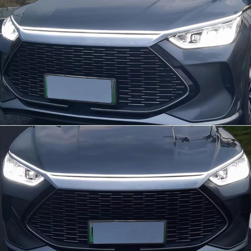 Universal Flexible LED Hood DRL Strip with Scan Start Effect - Main 03 Universal Flexible LED Hood DRL Strip with Scan Start Effect - Main 03