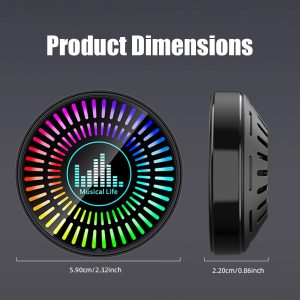 RGB Music Rhythm Car Air Vent Ambient Light with Dynamic Modes - Main 04 RGB Music Rhythm Car Air Vent Ambient Light with Dynamic Modes - Main 04