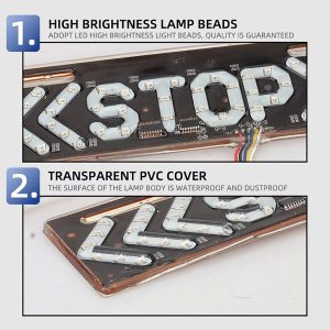 Universal Motorcycle LED Stop Brake Turn Signal License Plate Light - Main 04 Universal Motorcycle LED Stop Brake Turn Signal License Plate Light - Main 04