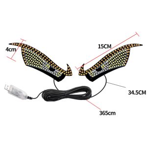 Car LED Devil Eye Dynamic Warning Atmosphere Light - Main 05 Car LED Devil Eye Dynamic Warning Atmosphere Light - Main 05