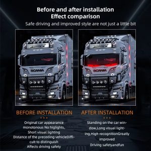 Truck Car Devil Eye LED Pixel Windshield Panel 12V-24V - Main 05 Truck Car Devil Eye LED Pixel Windshield Panel 12V-24V - Main 05