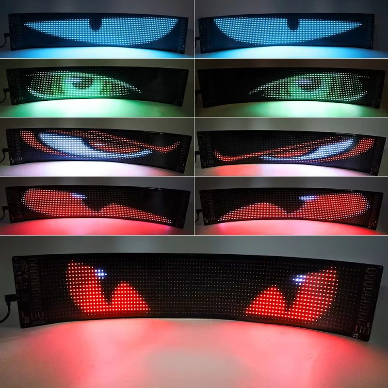USB Powered Programmable Devil Eye LED Matrix Panel with App Control - Main 06