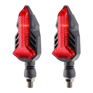 AC 0008 Pro Red Leaf Motorcycle LED DRL Turn Signal Main Product Reference