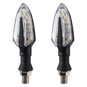 AC-0214 Bullet Motorcycle LED DRL Turn Signal Pair